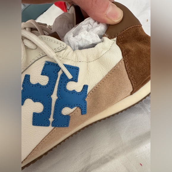 Tory Burch suede and leather retro sneaker - Picture 7 of 12